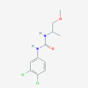 molecular formula C11H14Cl2N2O2 B11979958 N-(3,4-Dichlorophenyl)-N'-(2-methoxy-1-methylethyl)urea CAS No. 303092-12-8