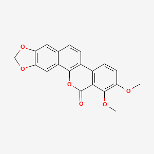 molecular formula C20H14O6 B1198005 Arnottin I CAS No. 64666-98-4