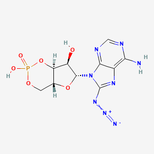 molecular formula C10H11N8O6P B1198011 8-Azido-cAMP CAS No. 31966-52-6