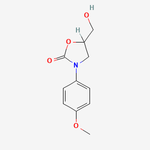 5-Hydroxymethyl-3-(p-methoxyphenyl)-2-oxazolidinone