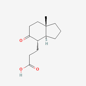 3-[(3aS,4S,7aS)-7a-methyl-5-oxo-2,3,3a,4,6,7-hexahydro-1H-inden-4-yl]propanoic acid