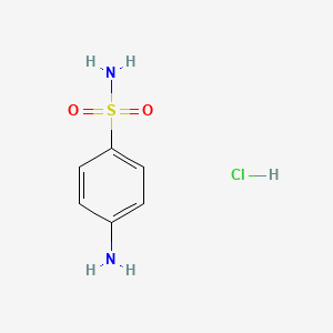 molecular formula C6H9ClN2O2S B1198068 4-Aminobenzenesulfonamide hydrochloride CAS No. 6101-31-1