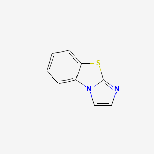 molecular formula C9H6N2S B1198073 Imidazo[2,1-b]benzothiazole 