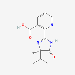molecular formula C13H15N3O3 B1198086 (R)-Imazapyr CAS No. 221321-45-5