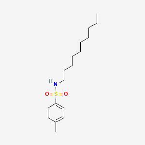 molecular formula C17H29NO2S B11980920 Benzenesulfonamide, N-decyl-4-methyl- CAS No. 1228-64-4