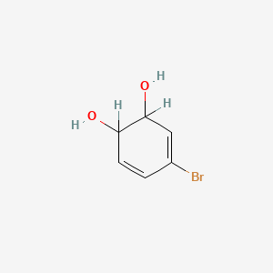 molecular formula C6H7BrO2 B1198094 Bromobenzene-3,4-dihydrodiol CAS No. 82683-93-0