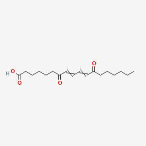 molecular formula C18H28O4 B1198096 二氧化十八碳二烯酸 