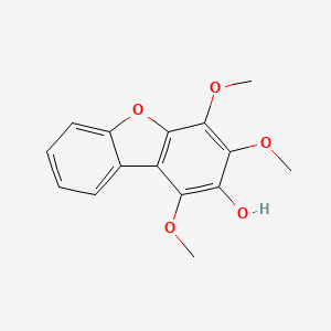 molecular formula C15H14O5 B1198097 alpha-Pyrufuran CAS No. 88256-05-7