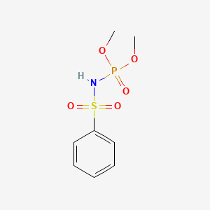molecular formula C8H12NO5PS B11980990 Dimethyl phenylsulfonylamidophosphate 