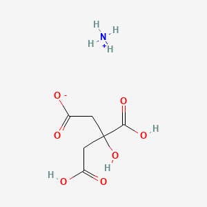molecular formula C6H11NO7 B1198102 Ammonium dihydrogen citrate CAS No. 4450-94-6