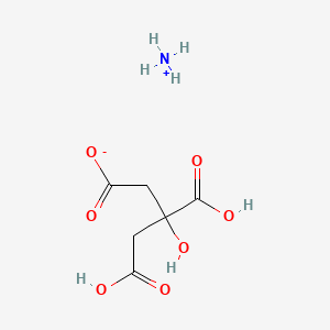 molecular formula C6H11NO7 B1198102 柠檬酸铵 CAS No. 4450-94-6