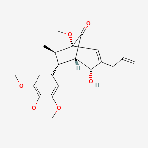 molecular formula C22H28O6 B1198108 CID 173323 CAS No. 74944-98-2
