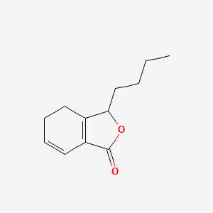 molecular formula C12H16O2 B1198109 3-N-丁基-4,5-二氢邻苯二甲酸内酯 CAS No. 62006-39-7