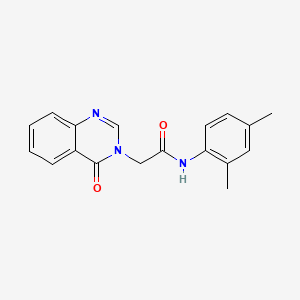 molecular formula C18H17N3O2 B11981091 N-(2,4-dimethylphenyl)-2-(4-oxo-3(4H)-quinazolinyl)acetamide 