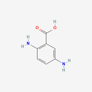 molecular formula C7H8N2O2 B1198129 2,5-Diaminobenzoic acid CAS No. 610-74-2