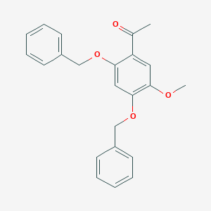 B119813 1-[5-Methoxy-2,4-bis(phenylmethoxy)phenyl]-ethanone CAS No. 7298-22-8