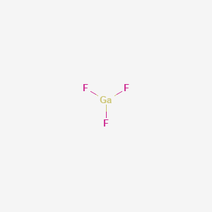 molecular formula F3Ga B1198137 Gallium trifluoride CAS No. 7783-51-9