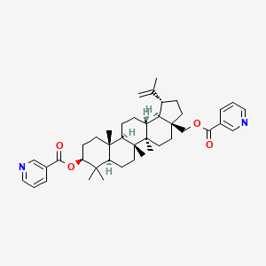 molecular formula C42H56N2O4 B1198142 Betulin dinicotinate 