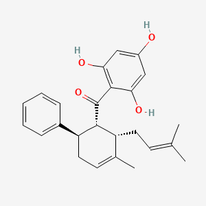 molecular formula C25H28O4 B1198146 4-hydroxypanduratin A 