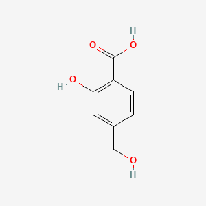 molecular formula C8H8O4 B1198155 4-Hydroxymethylsalicylic acid CAS No. 106420-93-3