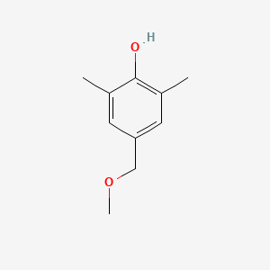 molecular formula C10H14O2 B1198164 Phenol, 4-(methoxymethyl)-2,6-dimethyl- CAS No. 5048-02-2