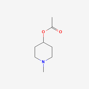 molecular formula C8H15NO2 B1198167 1-Methyl-4-piperidyl acetate CAS No. 6659-34-3