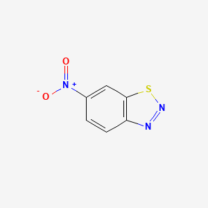 molecular formula C6H3N3O2S B1198169 6-Nitrobenzo[d][1,2,3]thiadiazole CAS No. 29241-16-5