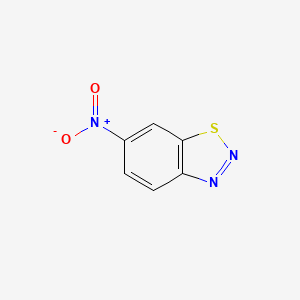 molecular formula C6H3N3O2S B1198169 6-Nitro-1,2,3-benzothiadiazole CAS No. 29241-16-5