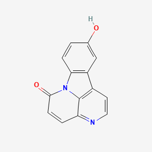 molecular formula C14H8N2O2 B1198173 10-Hydroxycanthin-6-one CAS No. 86293-41-6