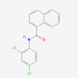 molecular formula C17H11Cl2NO B11981758 N-(2,4-dichlorophenyl)naphthalene-1-carboxamide 