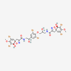 molecular formula C31H30Br6N4O11 B1198176 Isofistularin-3 CAS No. 87099-50-1