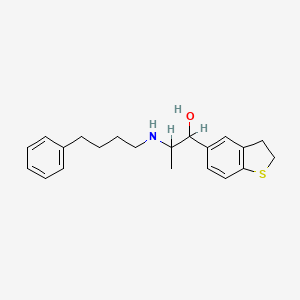molecular formula C21H27NOS B1198182 Tibalosin 