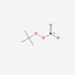 molecular formula C4H9NO4 B1198195 tert-Butyl peroxynitrate CAS No. 42829-58-3