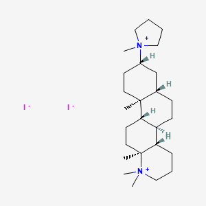 molecular formula C26H48I2N2 B1198197 Dihydrochandonium CAS No. 66052-67-3
