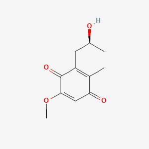 molecular formula C11H14O4 B1198203 Anserinone B CAS No. 190895-96-6