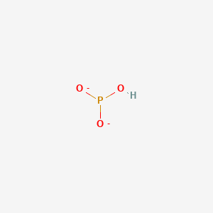 molecular formula HO3P-2 B1198204 Hydrogenphosphite CAS No. 15477-76-6