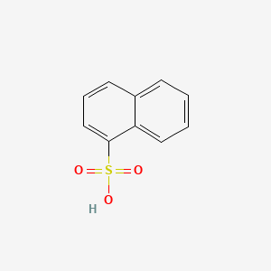 molecular formula C10H8O3S B1198210 1-萘磺酸 CAS No. 85-47-2
