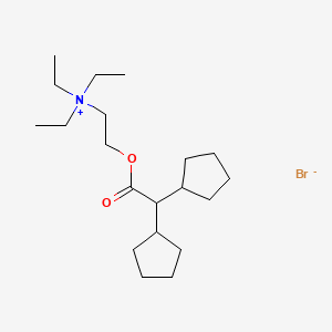 molecular formula C20H38BrNO2 B1198218 Diponium bromide CAS No. 2001-81-2
