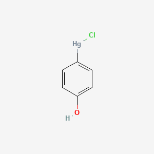 molecular formula C6H5ClHgO B1198220 p-Chloromercuriphenol CAS No. 623-07-4