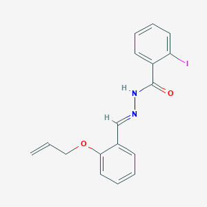 molecular formula C17H15IN2O2 B11982329 N'-(2-(Allyloxy)benzylidene)-2-iodobenzohydrazide CAS No. 303087-15-2