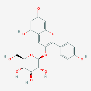 molecular formula C21H20O10 B1198241 pelargonidin-3-O-beta-D-glucoside 