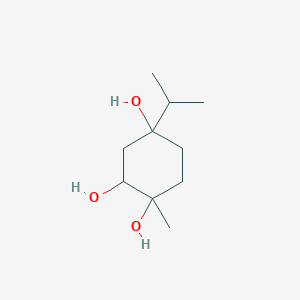 molecular formula C10H20O3 B1198249 1,4-epoxy-p-menthane-2,3-diol 