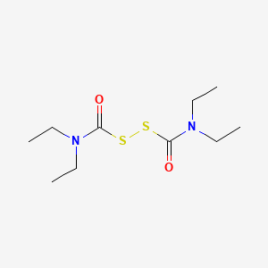 molecular formula C10H20N2O2S2 B1198259 Bis(diethylcarbamoyl)disulfide CAS No. 59547-11-4