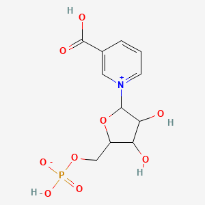 NaMN;(c)micro-Nicotinic Acid Mononucleotide;(c)micro-Nicotinic Acid Mon;3-Carboxy-1-methylpyridiniumiodid