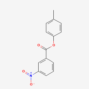 molecular formula C14H11NO4 B11982727 4-Methylphenyl 3-nitrobenzoate 
