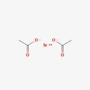 molecular formula C4H6O4S B1198276 Strontium acetate CAS No. 543-94-2
