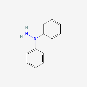 molecular formula C12H12N2 B1198277 1,1-Diphenylhydrazine CAS No. 530-50-7