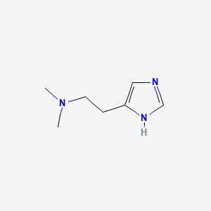 molecular formula C7H13N3 B1198280 N,N-Dimethylhistamine CAS No. 673-46-1