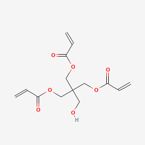 molecular formula C14H18O7 B1198283 季戊四醇三丙烯酸酯 CAS No. 3524-68-3