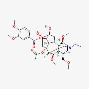 molecular formula C36H51NO11 B1198306 Bikhaconitine CAS No. 6078-26-8